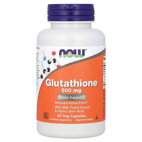 NOWS FOOD ,Glutathion extrait de chardon-Marie et acide alpha-lipoïque,60capsules végétales